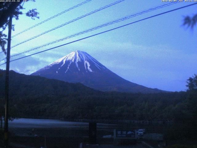 西湖からの富士山