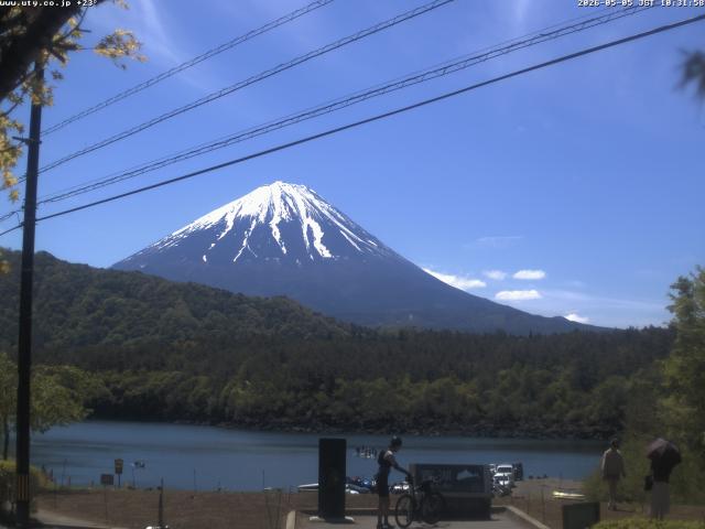 西湖からの富士山