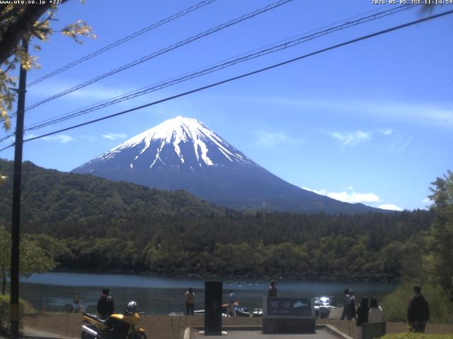 西湖からの富士山