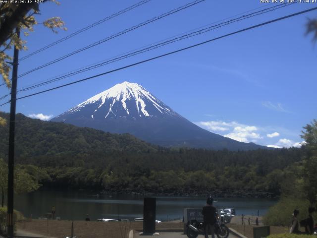 西湖からの富士山