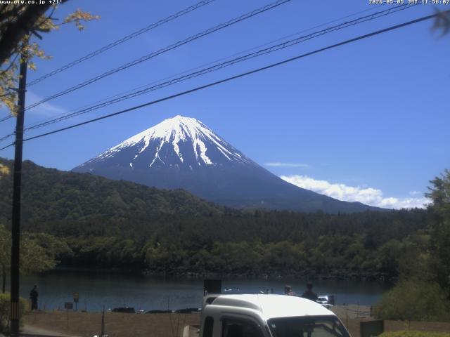 西湖からの富士山