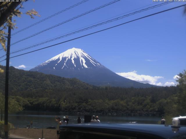 西湖からの富士山