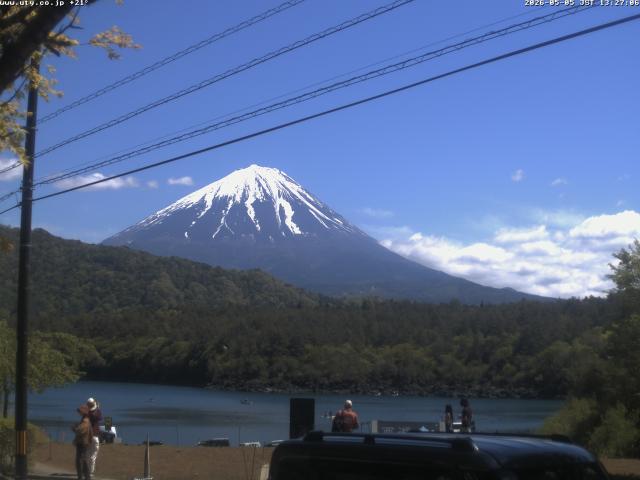 西湖からの富士山