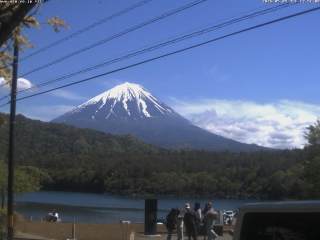 西湖からの富士山
