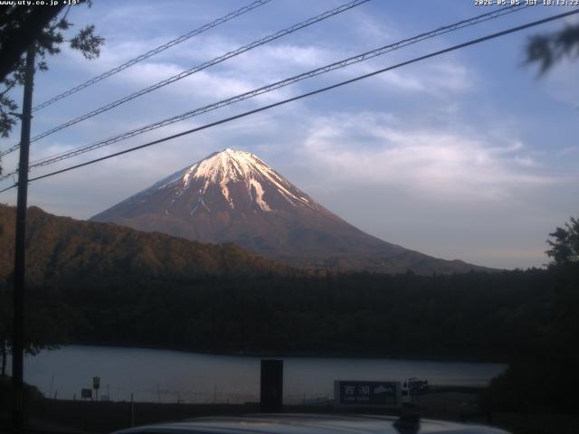 西湖からの富士山