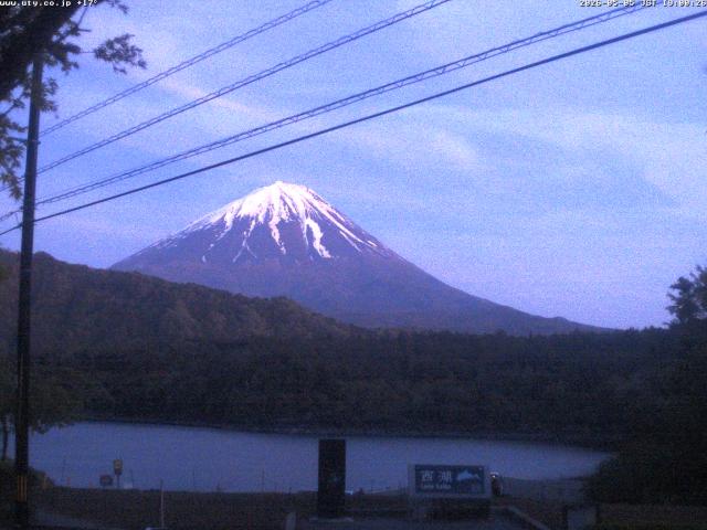西湖からの富士山