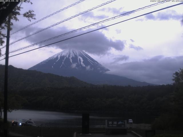 西湖からの富士山