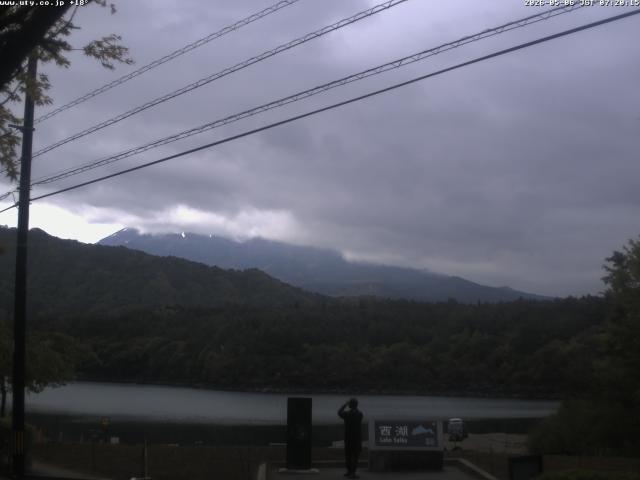 西湖からの富士山