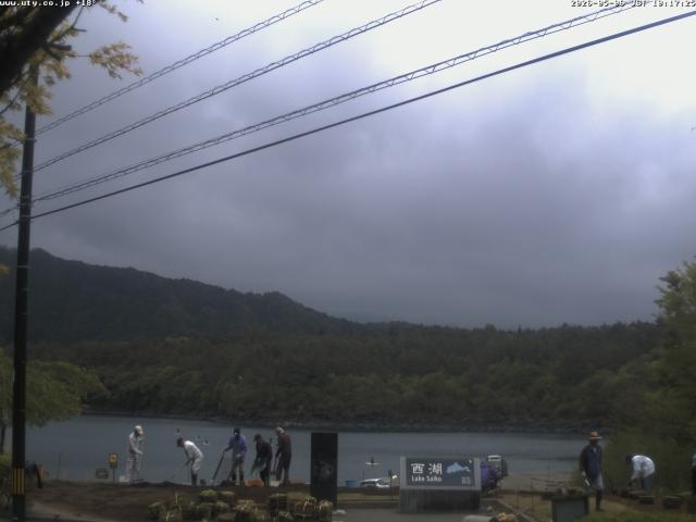 西湖からの富士山