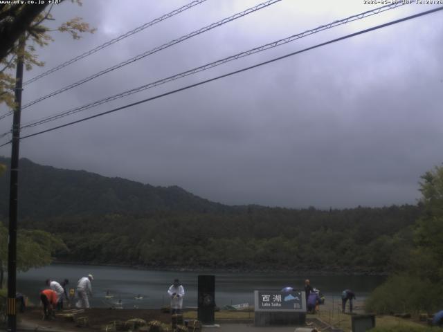 西湖からの富士山