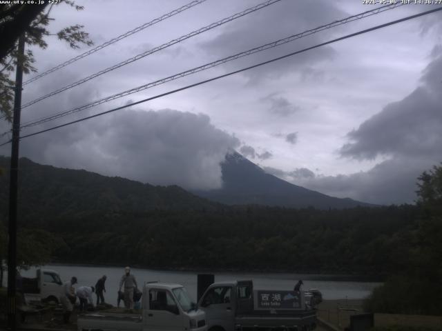 西湖からの富士山
