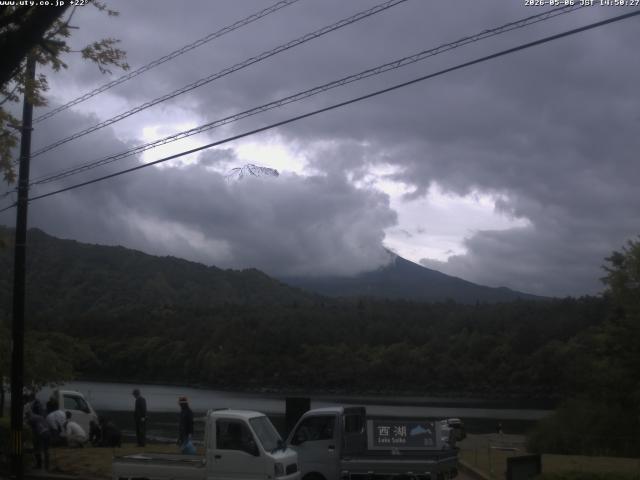 西湖からの富士山