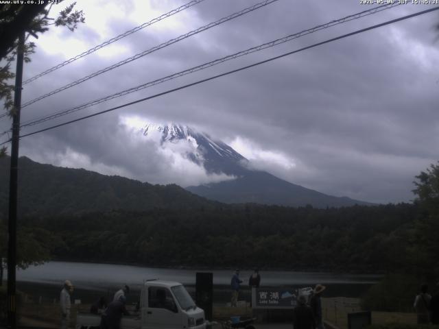 西湖からの富士山
