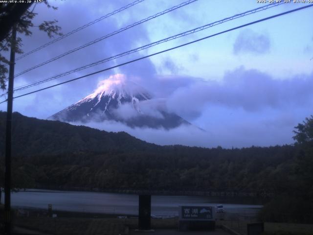 西湖からの富士山