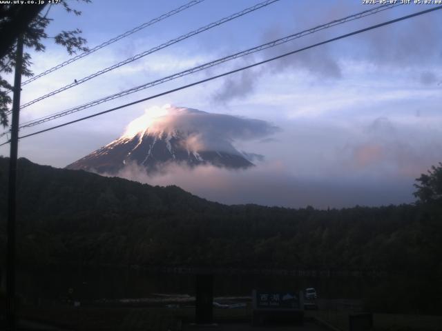 西湖からの富士山