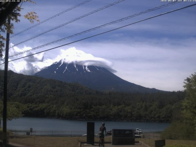 西湖からの富士山