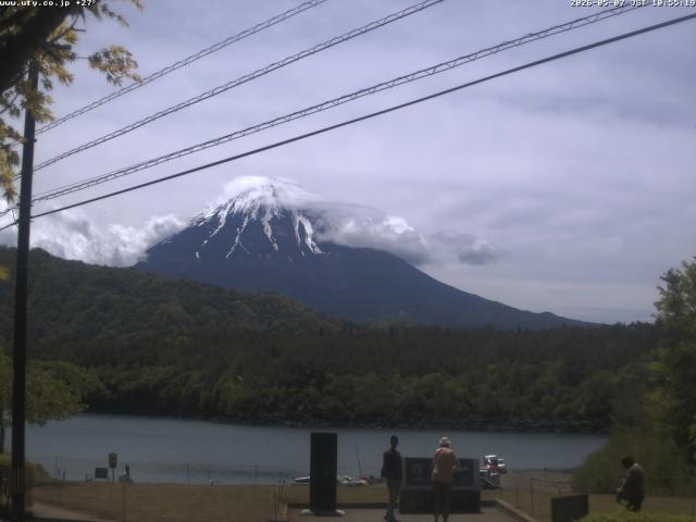 西湖からの富士山