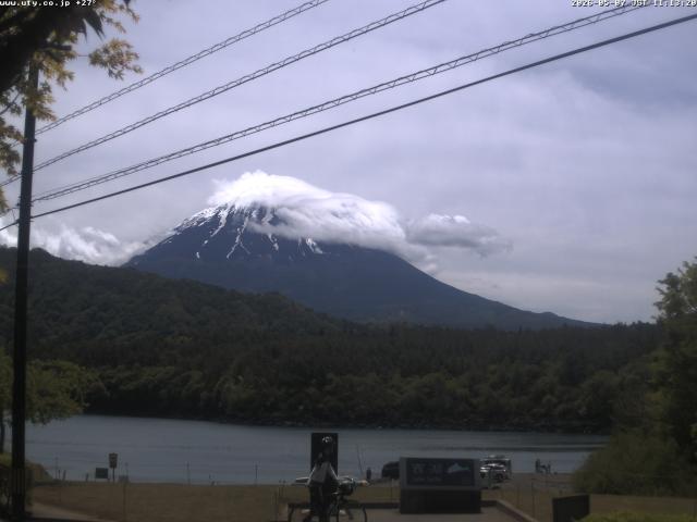 西湖からの富士山