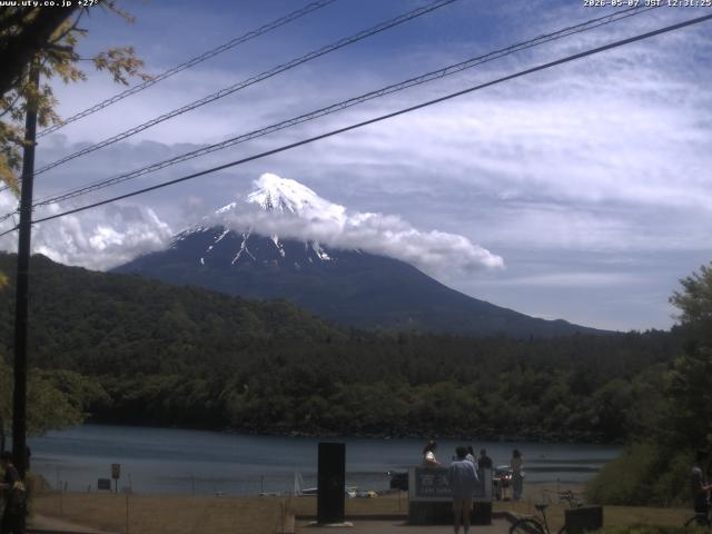 西湖からの富士山