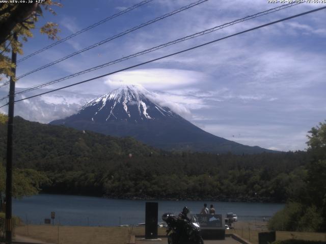 西湖からの富士山
