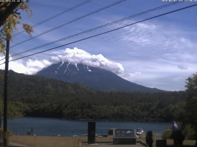 西湖からの富士山