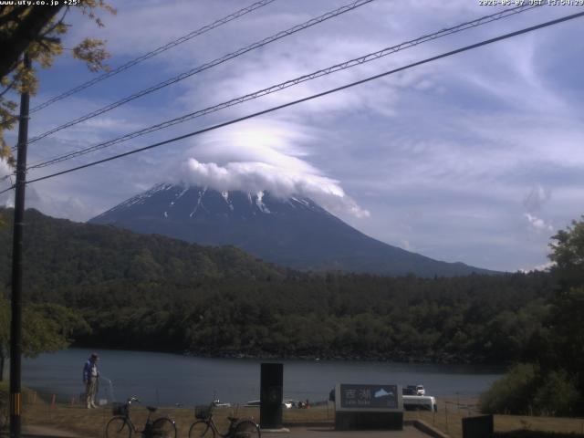 西湖からの富士山