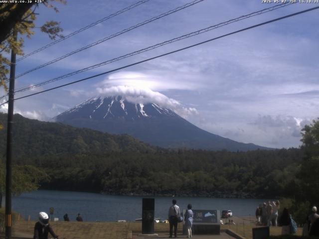 西湖からの富士山