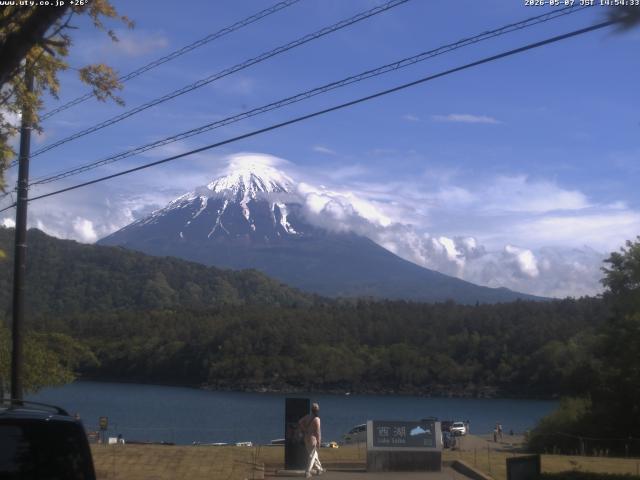 西湖からの富士山