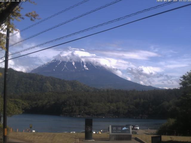 西湖からの富士山