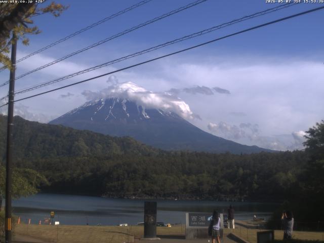 西湖からの富士山