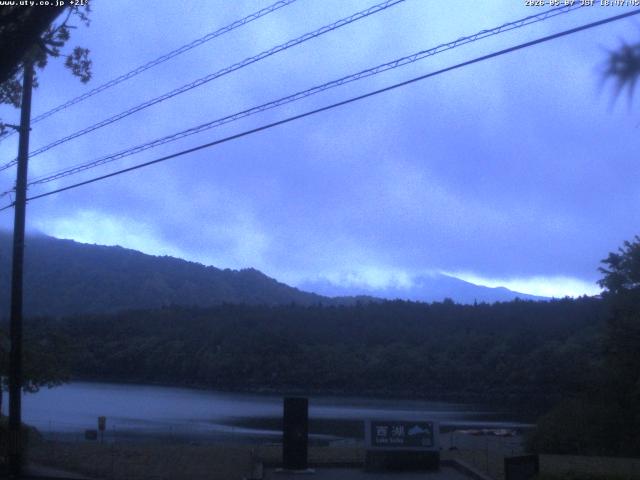 西湖からの富士山
