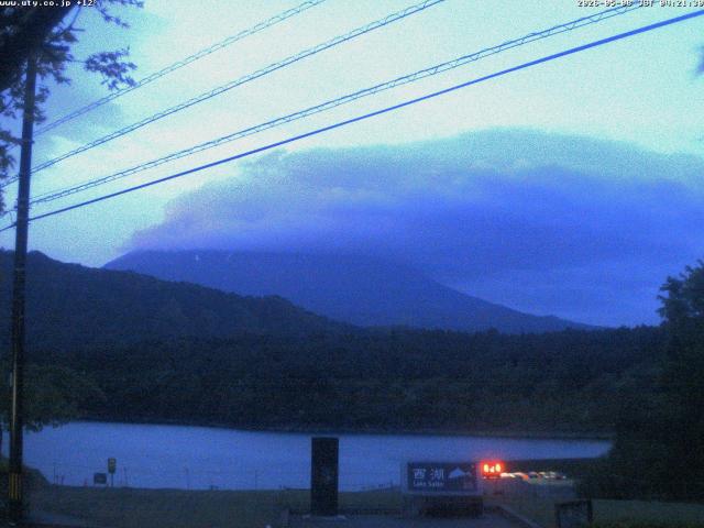 西湖からの富士山