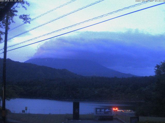 西湖からの富士山