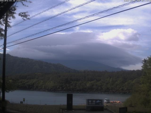 西湖からの富士山