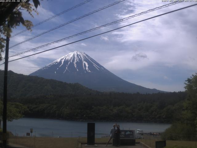 西湖からの富士山