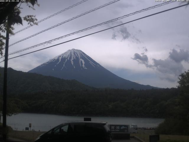 西湖からの富士山