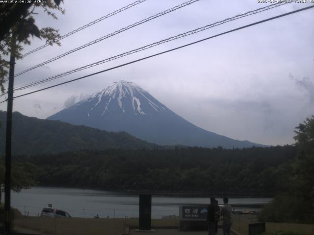 西湖からの富士山