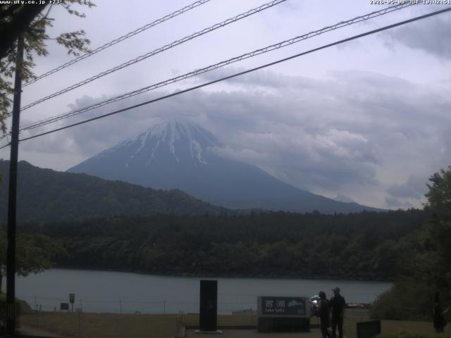 西湖からの富士山