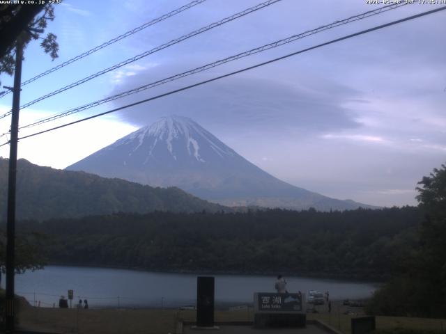 西湖からの富士山