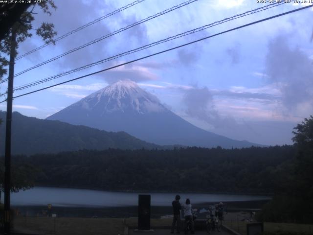 西湖からの富士山