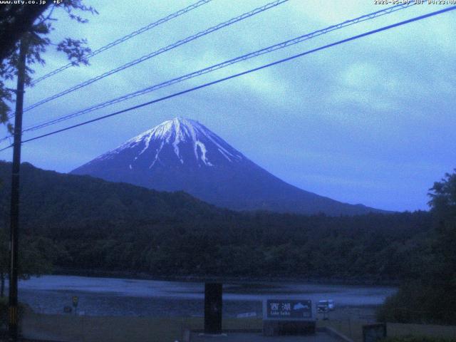 西湖からの富士山