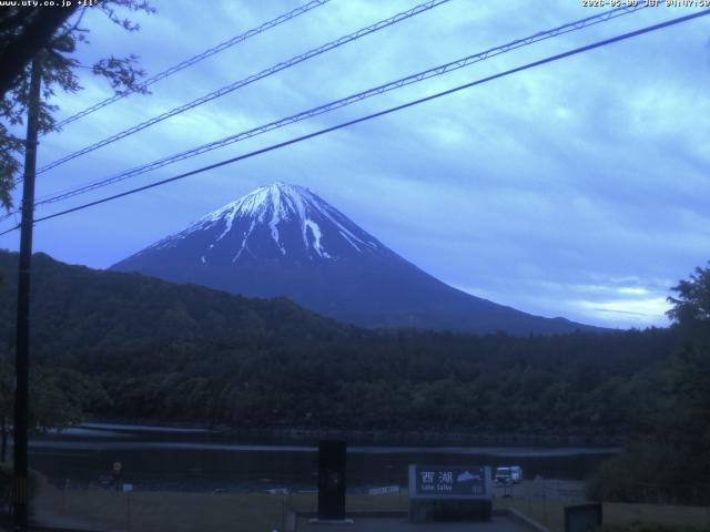 西湖からの富士山