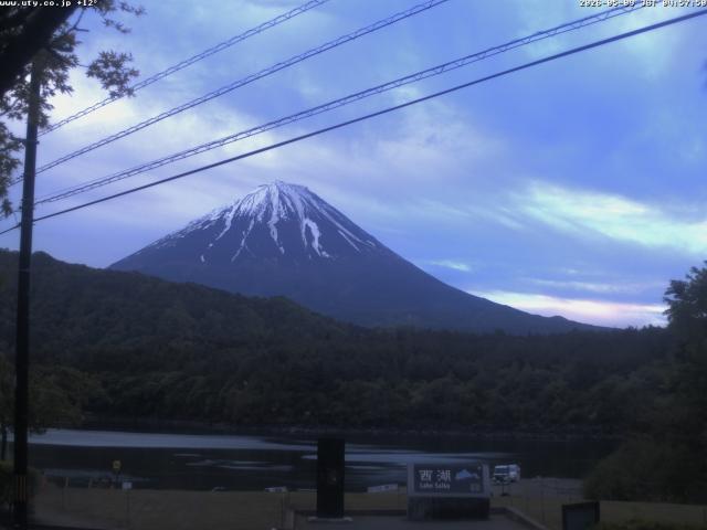 西湖からの富士山