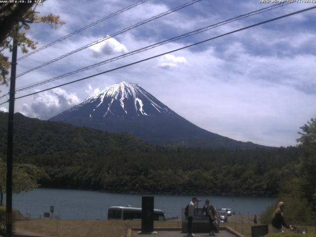 西湖からの富士山