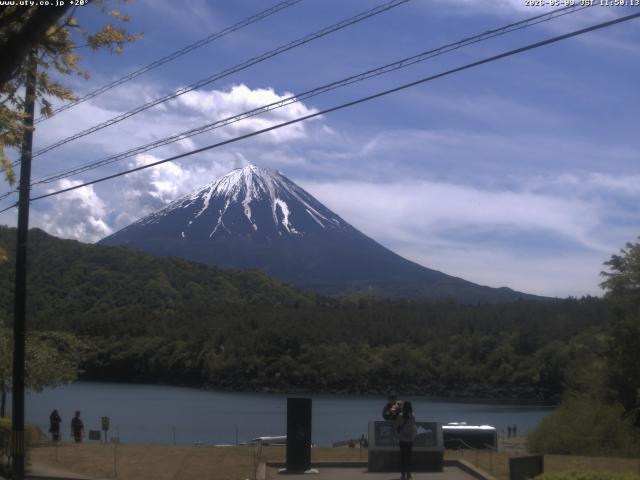 西湖からの富士山