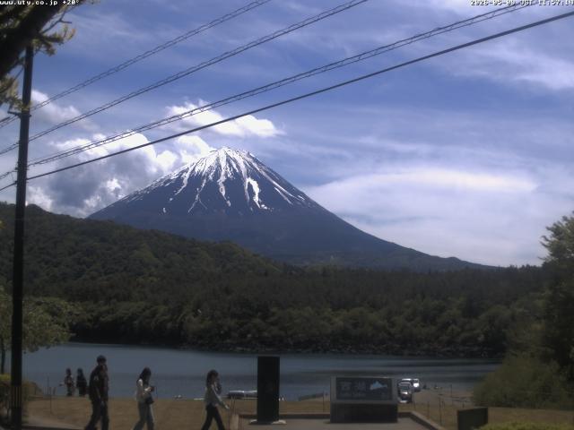 西湖からの富士山