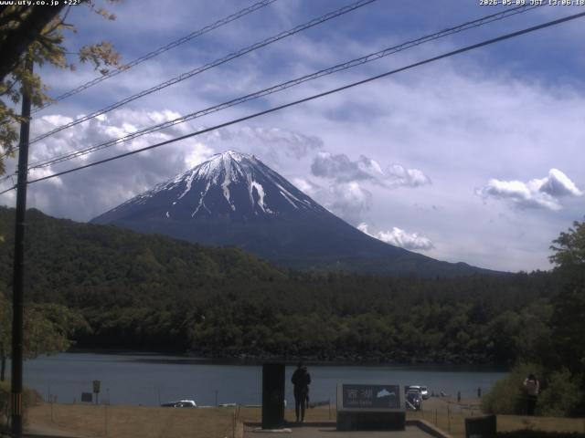 西湖からの富士山