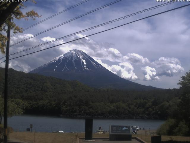 西湖からの富士山