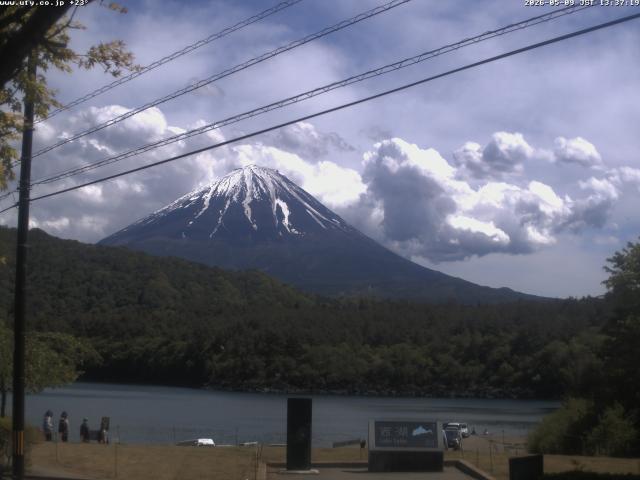 西湖からの富士山