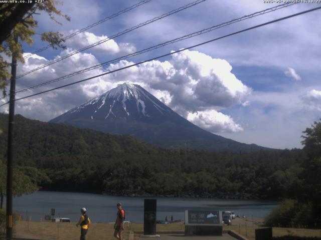 西湖からの富士山